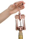 3 of 5:Home Basics Nova Collection Zinc Cork Screw, Rose Gold 