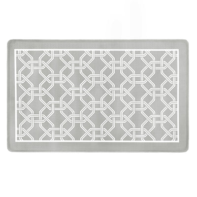 3 of 6:Arlington Chain Link Decorative Anti-Fatigue Mat, 18x30 Inches 