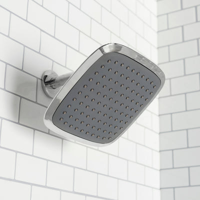 3 of 3:Home Basics  Chrome Jumbo Square Shower Head 