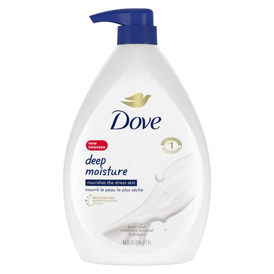 1 of 4:Dove Moisturizing Body Wash With Pump, Deep Moisture, 34 oz 