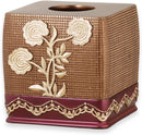 3 of 8:Juego completo de decoración de conjunto de baño Ombre Rose, borgoña-dorado, todo se vende por separado 