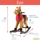 6 of 7:JOON Cowboy Rocking Horse Pony, Bronceado 