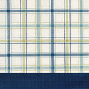 3 of 4:Cenefa Tattersall Tuck con botones - 58x14 - Azul marino 
