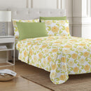 4 of 4:PREMIUS 4-6 Piece Printed Wrinkle-Free Sheet Set, Bloomie 