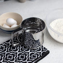 4 of 5:Home Basics Large Stainless Steel Flour Sifter 
