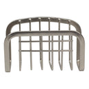 3 of 10:Porte-éponge Home Basics avec ventouses, nickel satiné 
