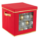 1 of 4:Simplify 64 Count Large Ornament Storage Box with See Through Window 