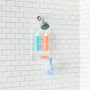 2 of 3:Étagère de douche avec revêtement en vinyle Home Basics 
