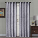 4 of 13:Ayla Crushed Jacquard Grommet Window Panel, 54x84 Inches 