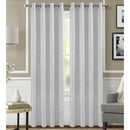 3 of 5:Montrose Plaster Jacquard Grommet Window Panel, 54x84 Inches 