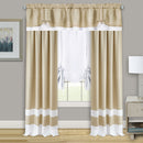 4 of 7:Darcy Window Curtain Tie Up Shade - 58x63 - White 