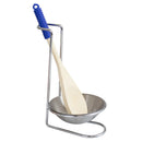 1 of 5:Home Basics Stainless Steel Spoon Rest with Wood Spoon 