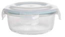 2 of 8:Home Basics 13 oz. Round Borosilicate Glass Food Storage Container 