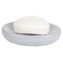 2 of 5:Home Basics Crackle Juego de accesorios de baño de cerámica de 4 piezas, gris 