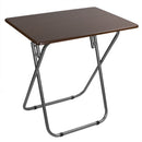 3 of 6:Home Basics Jumbo Multi-Purpose Foldable Table, Cherry 