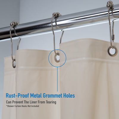 3 of 5:Revestimiento de ducha Bath Bliss Splash Guard en color beige 
