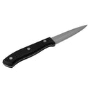 3 of 5:Home Basics 3.5 Stainless Steel Paring Knife with Contoured Bakelite Handle, Black 