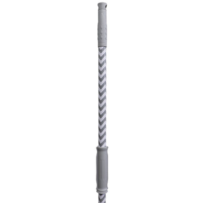 3 of 4:Home Basics Chevron Trapeador giratorio multiusos, gris 