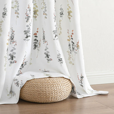 7 of 12:Adela Printed Room Darkening Grommet Window Curtain Panel, 52x84 Inches 