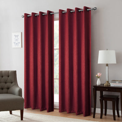 15 of 19:Isla Thermal Room Darkening Grommet Window Panel, 54x84 Inches 