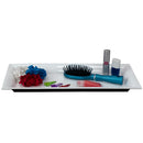 2 of 5:Plateau de toilette en plastique Home Basics, blanc 