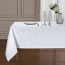 6 of 14:Diamond Jacquard Design Spill Proof Tablecloth 