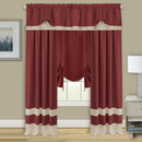 2 of 4:Cortina para amarrar ventana Darcy - 58x63 - Marsala 