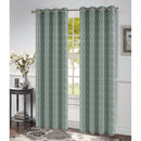 6 of 7:Sara Jacquard Grommet Window Panel, 54x84 Inches 