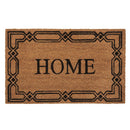 4 of 6:Achim Home Printed Coir Doormat, Brown-Black, 18x30 Inches 