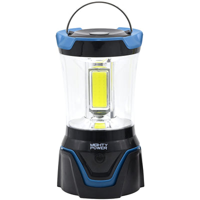 1 of 5:Mighty Power COB LED Camping Lantern with 4 Light Modes, Blue, 1500 Lumens 