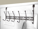 1 of 8:Home Basics 6 Hook Over Door Hook Rack, Scroll, 19.5x5x9.75 Inches 