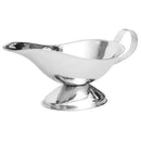 3 of 4:Saucière Home Basics grande capacité en acier inoxydable, argentée 