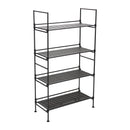 1 of 4:Estante independiente de 4 niveles Neu Home en color espresso 