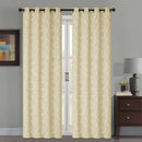 5 of 7:Jenner Jacquard Leaf Vines Grommet Window Panel, 54x84 Inches 