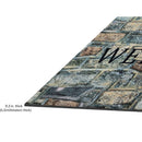 4 of 9:Achim Welcome Stone Heavy Duty Outdoor Mat, Gray, 18x30 Inches 