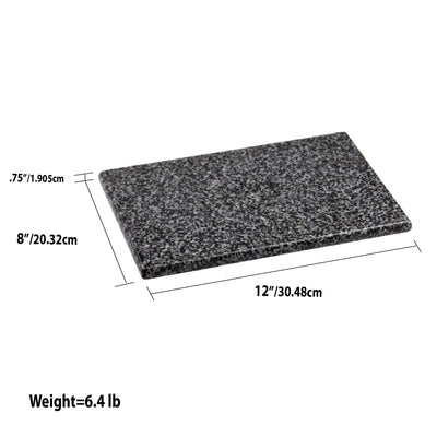 13 of 14:Home Basics Tabla de cortar de granito, negra, 8 x 12 pulgadas 