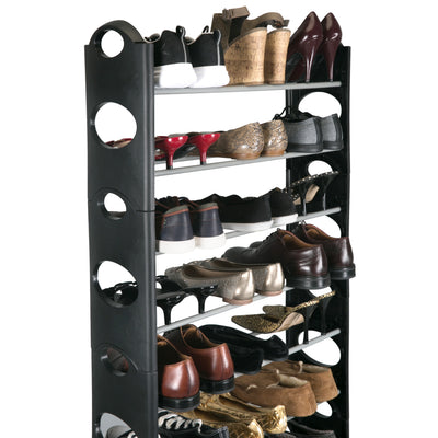 4 of 4:Étagère à chaussures empilable Simplify pour 30 paires 