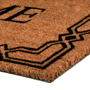 3 of 6:Achim Home Printed Coir Doormat, Brown-Black, 18x30 Inches 