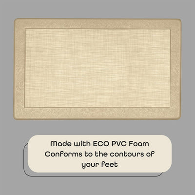4 of 19:Clarke Non-Slip Woven Border Anti Fatigue Mat, 18x30 Inches 