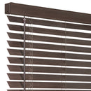3 of 3:Store de plantation imitation bois GII Madera Falsa 2 sans fil 35 x 64 cm - Acajou 