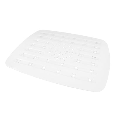 1 of 3:Home Basics Ktichen PVC Sink Mat, White, 15.4x12.25 Inches 