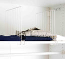 1 of 6:Home Basics Vinyl Coated Steel Shelf Divider, White 