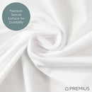 9 of 12:Paquete de 2 protectores de almohada impermeables con cremallera Premius, blanco 