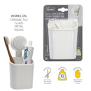 3 of 3:Bath Bliss Gel Suction Toothbrush Holder 