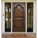6 of 6:Achim Home Printed Coir Doormat, Brown-Black, 18x30 Inches 