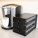 3 of 5:Nifty 3-Tier Holder & Storage, 54 K-Cups Pod Pack Capacity Rack Satin Finish, Black 