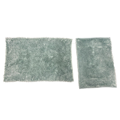 7 of 8:Premius Baldwin 2-Piece Chenille Bath Mat Set, 20x32, 17x24 Inches 