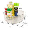 3 of 3:Bac à fruits en plastique pour réfrigérateur Home Basics, transparent, 23 x 23 x 8,6 cm 