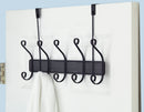 1 of 3:Home Basics Metro Over the Door 5 hook Hanging Rack 