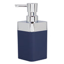 1 of 4:Home Basics Skylar 10 oz. ABS Plastic Soap/Lotion Dispenser, Navy 